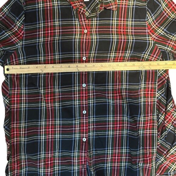 J.Jill Plaid Button-Front Tunic Size L - Picture 7 of 8